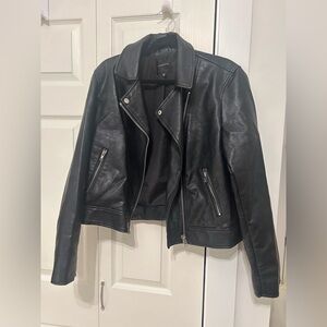 Dynamite Black (Faux) Leather Jacket